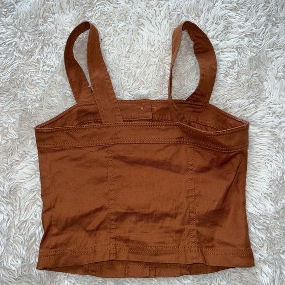 Banana Republic Orange Button Tank Top - Picture 8 of 10